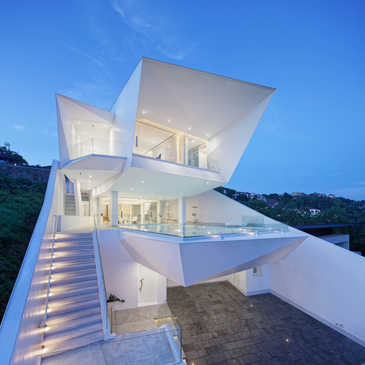 Architecture, Building and Structure Design Z Line House Private Residential by Revano Satria